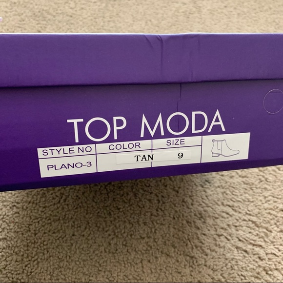 NEW Top Moda Tan Brown Booties - Picture 15 of 15